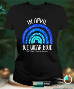 In April We Wear Blue Child Abuse Prevention Awareness T Shirt hoodie shirt
