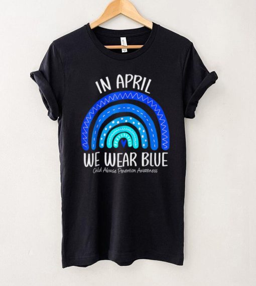 In April We Wear Blue Child Abuse Prevention Awareness T Shirt hoodie shirt