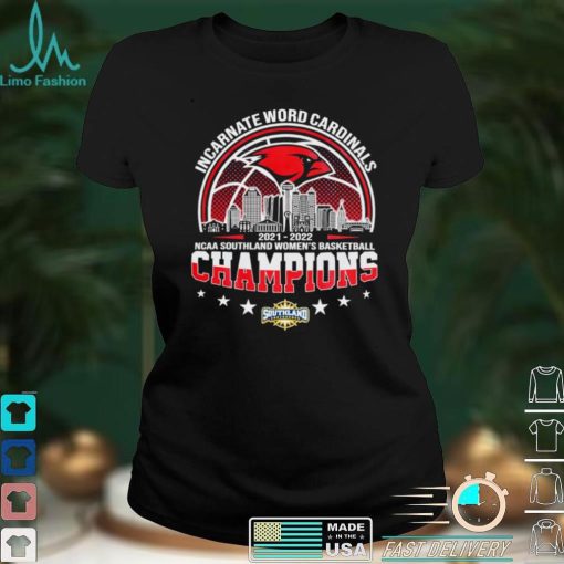 Incarnate Word Cardinals 2022 NCAA Southland Womens Basketball Champions shirt