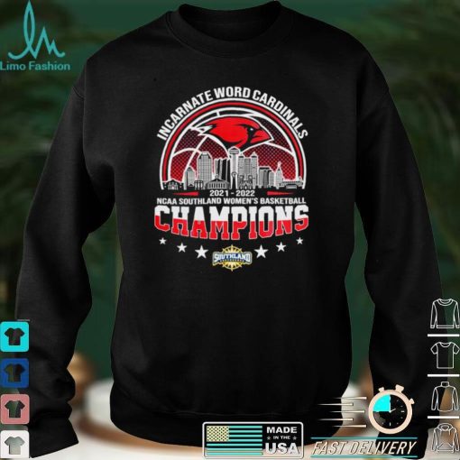 Incarnate Word Cardinals 2022 NCAA Southland Womens Basketball Champions shirt