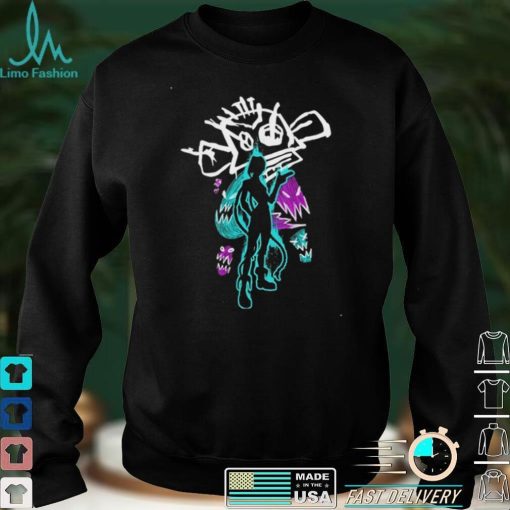 Jinx Arcane League Of Legends Monkey Graffiti Sweatshirt