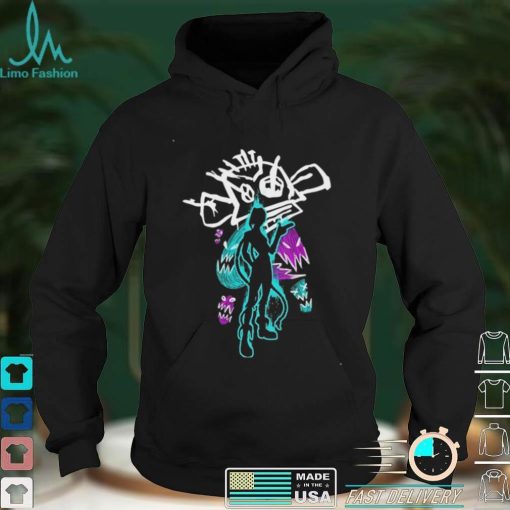 Jinx Arcane League Of Legends Monkey Graffiti Sweatshirt