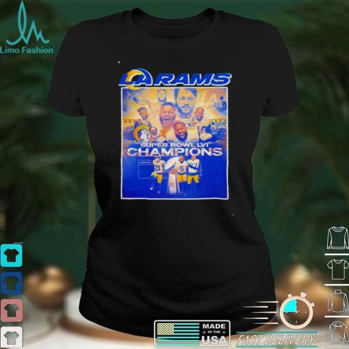 LA Rams Super Bowl Team Champions LVI Art shirt