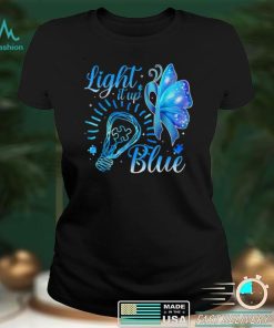Light It Up Blue Autism Awareness Shirt Puzzle Piece Ribbon T Shirt hoodie shirt