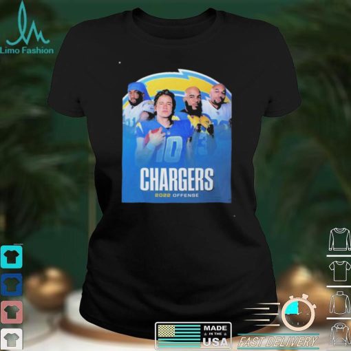 Los Angeles Chargers NFL AFC West 2022 Offenses Shirt