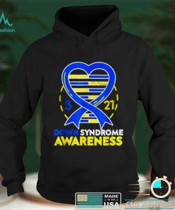 Love World Down Syndrome Awareness Day Love Ribbon T21 Shirt