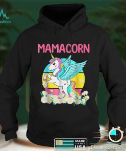 Mamacorn Cute Vintage Unicorn Daisy Flowers Mom Mother’s Day T Shirt hoodie shirt