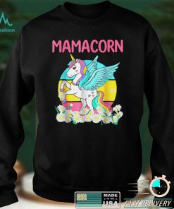 Mamacorn Cute Vintage Unicorn Daisy Flowers Mom Mother's Day T Shirt hoodie shirt