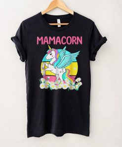 Mamacorn Cute Vintage Unicorn Daisy Flowers Mom Mother's Day T Shirt hoodie shirt