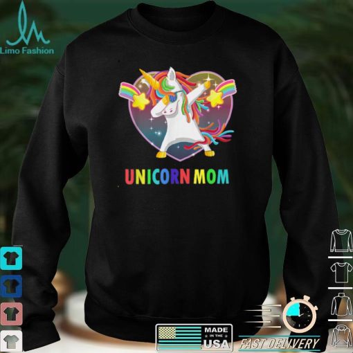 Mamacorn Dabbing Unicorn Mom Baby Shower Mothers Day 2022 T Shirt B09VXHSDVV