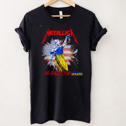 Metallica and justice for Ukraina shirt