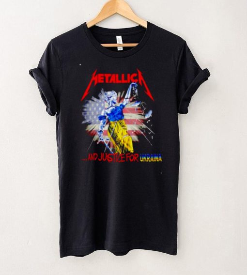Metallica and justice for Ukraina shirt