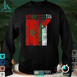 Moroccan and palestinian flag morocco unity palestine tee T Shirt