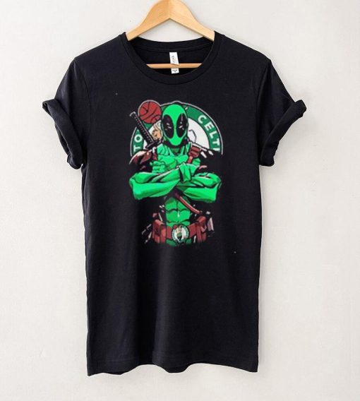 NBA Boston Celtics Deadpool Dc Marvel T Shirt
