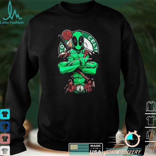 NBA Boston Celtics Deadpool Dc Marvel T Shirt