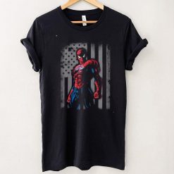 NBA Detroit Pistons Spiderman Flag Dc Marvel T Shirt