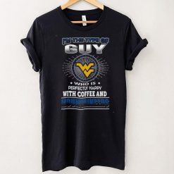 NCAA West Virginia Mountaineers Guy Loves Coffee T Shirt