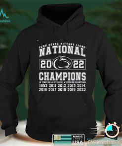 Nice 2022 NCAA Penn State Nittany Lions National DI Wrestling Champions 1953 2022 shirt