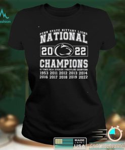 Nice 2022 NCAA Penn State Nittany Lions National DI Wrestling Champions 1953 2022 shirt