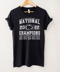 Nice 2022 NCAA Penn State Nittany Lions National DI Wrestling Champions 1953 2022 shirt