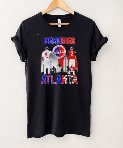 Nice atlanta Braves and Atlanta Falcons memories Freeman and Ryan signatures shirt