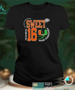 Nice miami Hurricanes sweet sixteen 2022 the road to New Orleans shirt