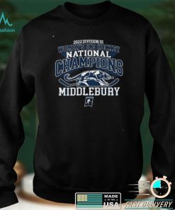 Nice official Middlebury College 2022 DIII Women’s Ice Hockey Champions shirt