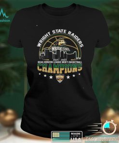 Nice wright State 2021 2022 NCAA Horizon League Men’s Basketball Champions City Line shirt