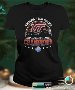 Official virginia Tech Hokies 2021 2022 NCAA ACC Men’s Basketball Champions City Line shirt