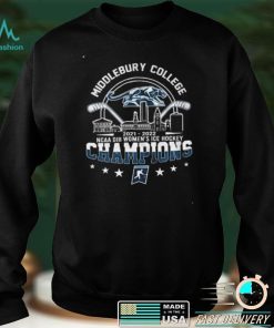 Original 2021 2022 Middlebury College DIII Women’s Ice Hockey Champions City Line shirt