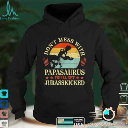 Papasaurus Jurasskicked Papa Saurus Fathers Day Dinosaur shirt