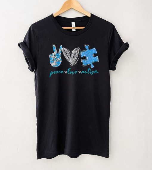 Peace Love Autism T Shirt