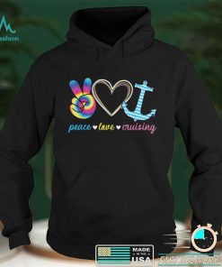 Peace Love Cruising Ship Hippie Floating Ocean Beach Sun T Shirt hoodie shirt