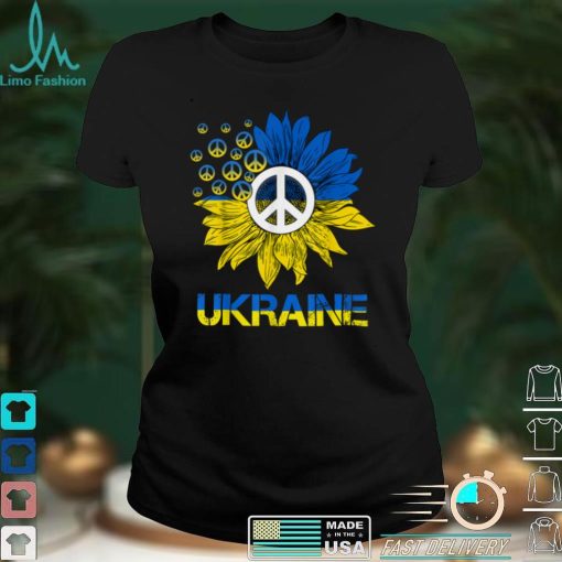 Peace Sunflower Ukrainian Flag Ukraine Lover Ukraine Women T Shirt