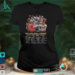 Philadelphia legends est 1682 signature shirt