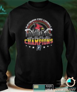 Plattsburgh State Cardinals 2022 DIII Women's Ice Hockey Championship Graphic Unisex T Shirt, Sweatshirt