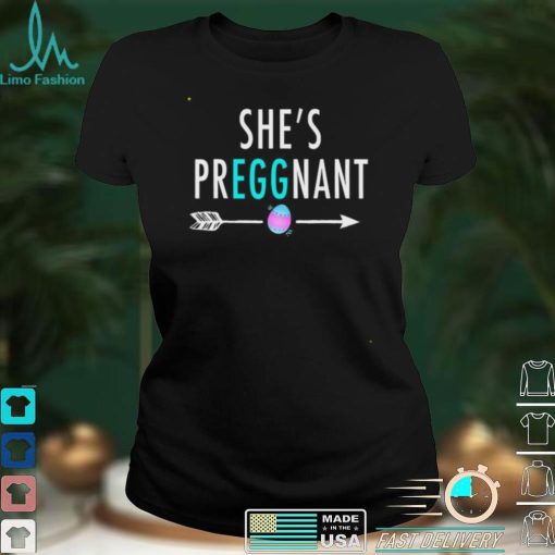 Pregnancy Announcements For Dad Easter Baby Reveal T Shirt