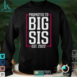 Promoted to Big Sister 2022 Big Sis Soon to be Big Sister Shirt