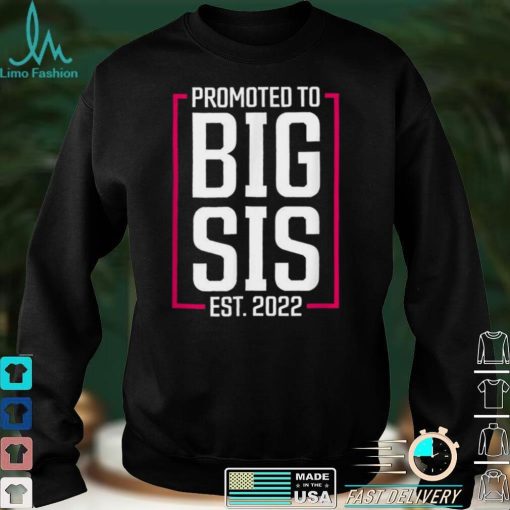 Promoted to Big Sister 2022 Big Sis Soon to be Big Sister Shirt