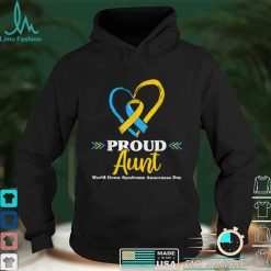 Proud Down Syndrome Aunt Awareness Shirts, Nephew Niece T Shirt