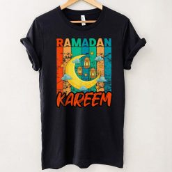 Ramadan Kareem Mubarak Vintage Hilal Design for Muslims T Shirt