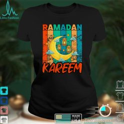 Ramadan Kareem Mubarak Vintage Hilal Design for Muslims T Shirt