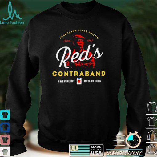 Reds Contraband shawshank state prison shirt