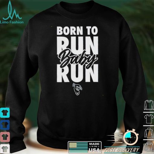 Saint Peters Peacocks born to run baby run shirt