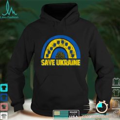 Save Ukraine Ukrainian Rainbow Flag T Shirt
