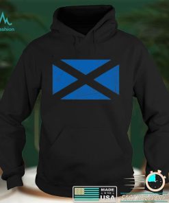 Scotland Flag with vintage national Scottish colors T Shirt B09VYY5FJ6