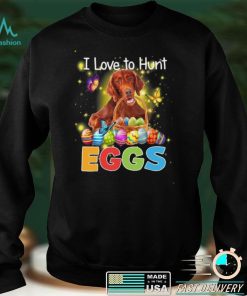 Setter I love to hunt eggs easter shirt
