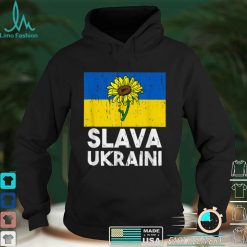 Slava Ukraini Sunflower Stand With Ukraine Mens Womens T Shirt
