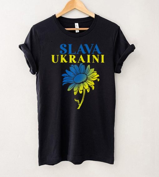 Slava Ukraini Sunflower Ukraine T Shirt