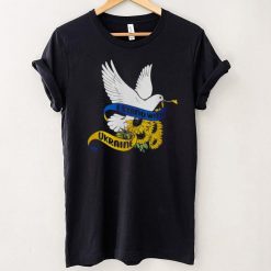 Sunflowers and Peace Dove Stand With Ukraine Shirt